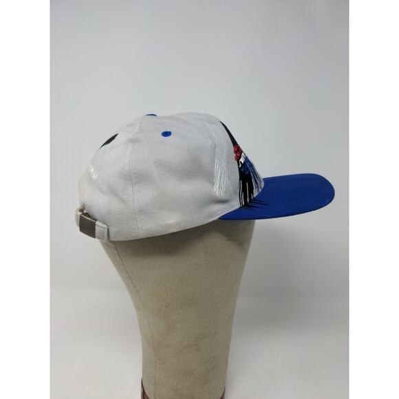 Bristol Motor Speedway Slideback Hat Embroidered Logo Spell Out Gray Blue - Picture 5 of 10